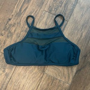 Xhilaration Green Halter Bikini Top